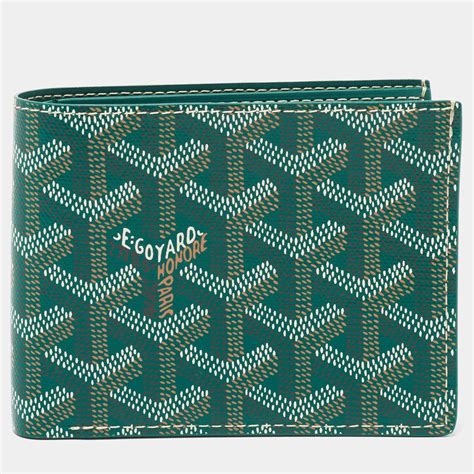 goyard green wallet price|goyard victoire wallet price.